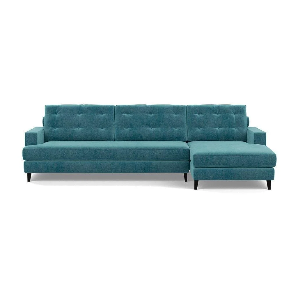 Heal's Mistral 3 Seater Sofa Smart Luxe Velvet Mulberry Natural Feet - Heal's UK Furniture – image 24