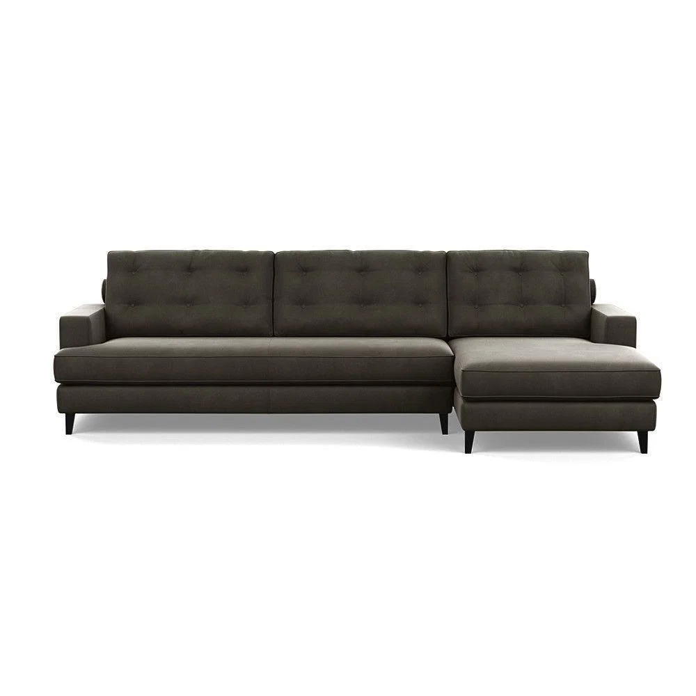 Heal's Mistral 3 Seater Sofa Smart Luxe Velvet Mulberry Natural Feet - Heal's UK Furniture – image 37