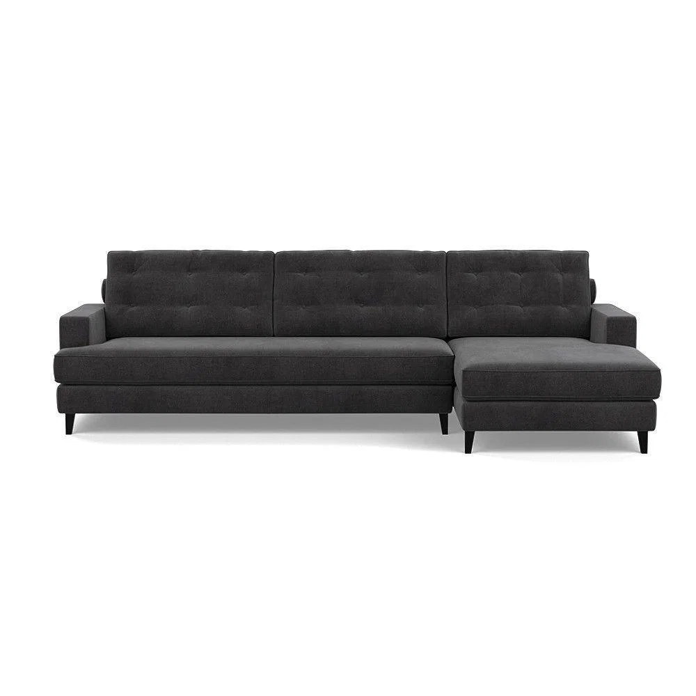 Heal's Mistral 3 Seater Sofa Smart Luxe Velvet Mulberry Natural Feet - Heal's UK Furniture – image 46