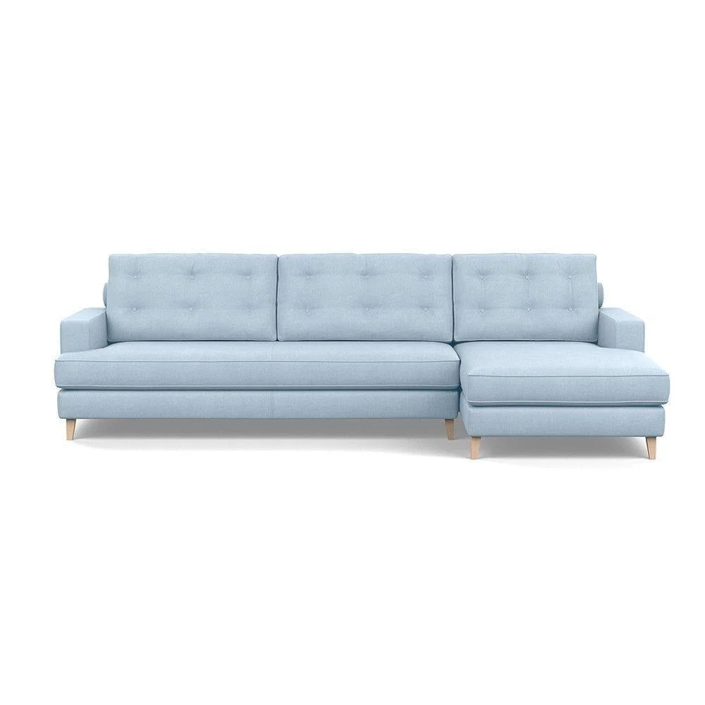 Heal's Mistral 3 Seater Sofa Smart Luxe Velvet Mulberry Natural Feet - Heal's UK Furniture – image 55