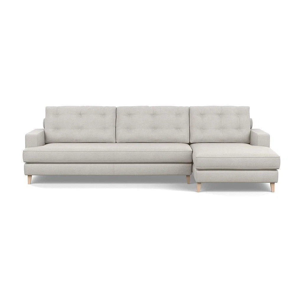 Heal's Mistral 3 Seater Sofa Smart Luxe Velvet Mulberry Natural Feet - Heal's UK Furniture – image 58
