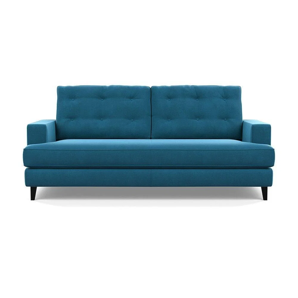 Heal's Mistral 3 Seater Sofa Smart Luxe Velvet Mulberry Natural Feet - Heal's UK Furniture – image 67