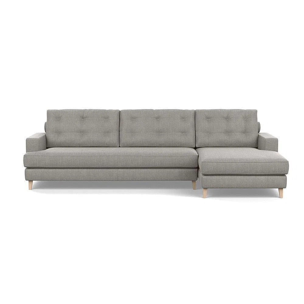 Heal's Mistral 3 Seater Sofa Smart Luxe Velvet Mulberry Natural Feet - Heal's UK Furniture – image 75