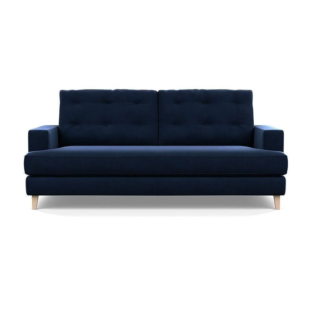 Heal's Mistral 3 Seater Sofa Smart Luxe Velvet Mulberry Natural Feet - Heal's UK Furniture – image 81