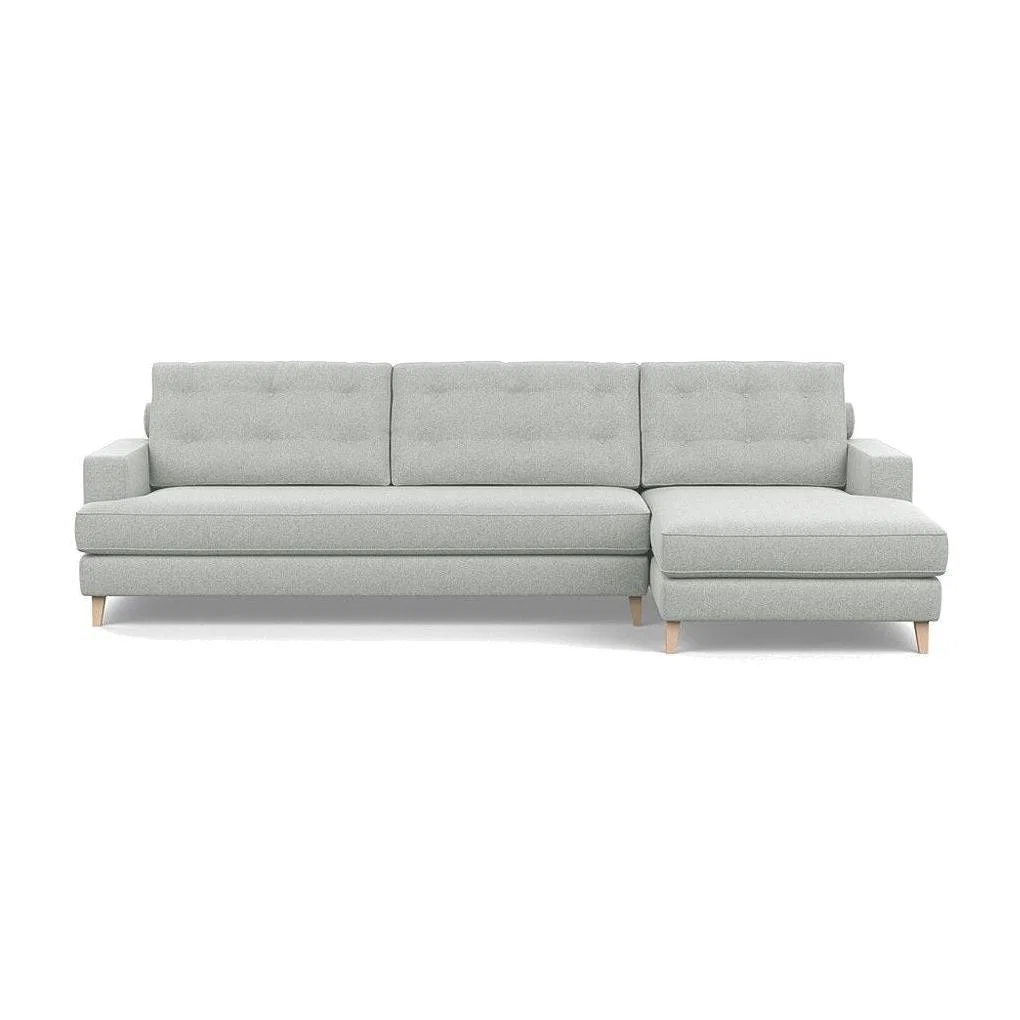 Heal's Mistral 3 Seater Sofa Smart Luxe Velvet Mulberry Natural Feet - Heal's UK Furniture – image 1