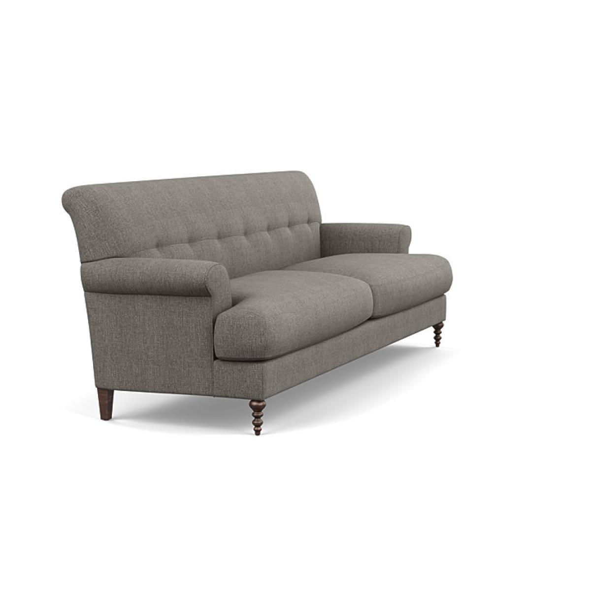 Scp Oscar 3 Seater Formal Sofa Linara Indigo Walnut Feet - Heal's UK Furniture – image 2
