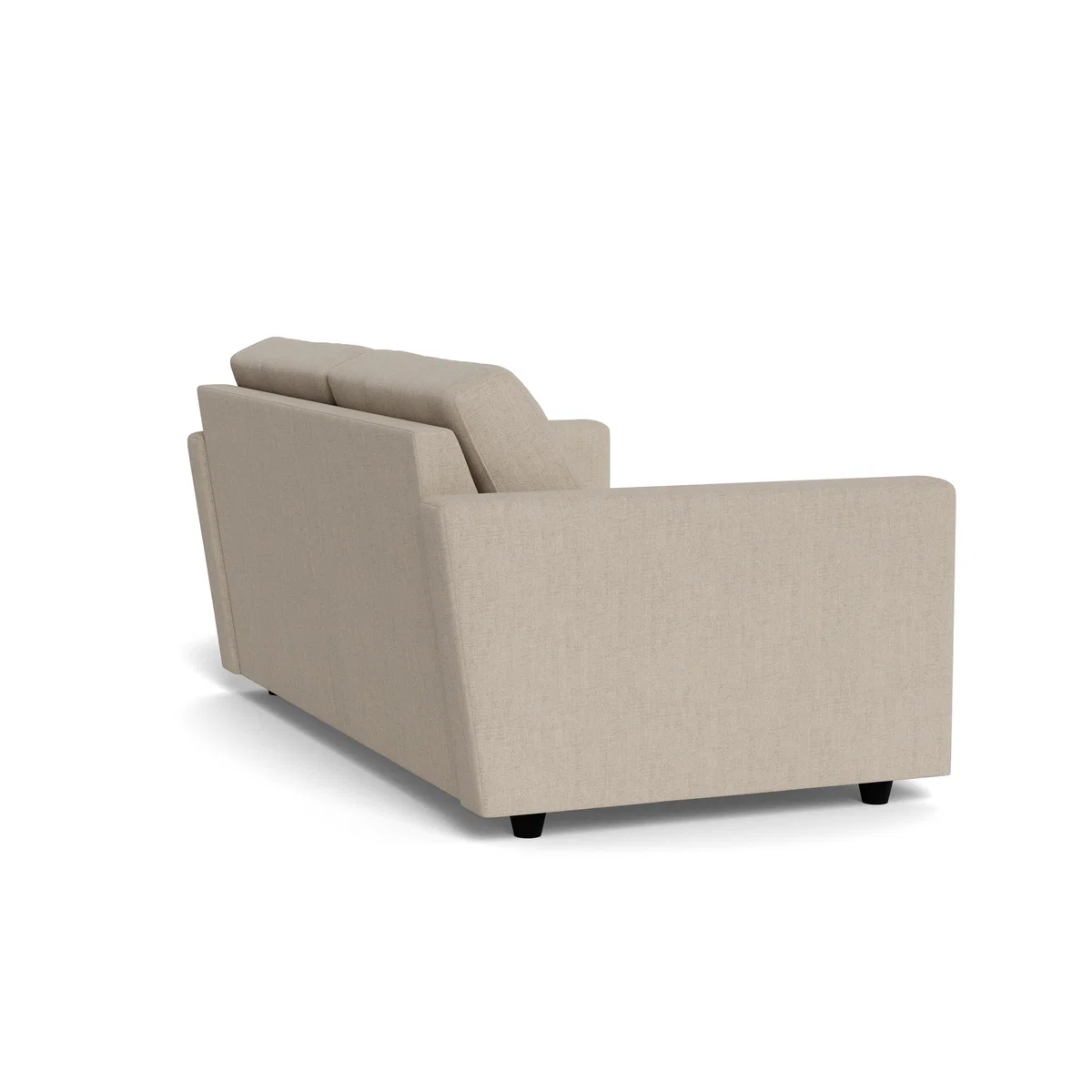 Heal's Nimbus 3 Seater Sofa Broadweave Putty Black Feet – image 4