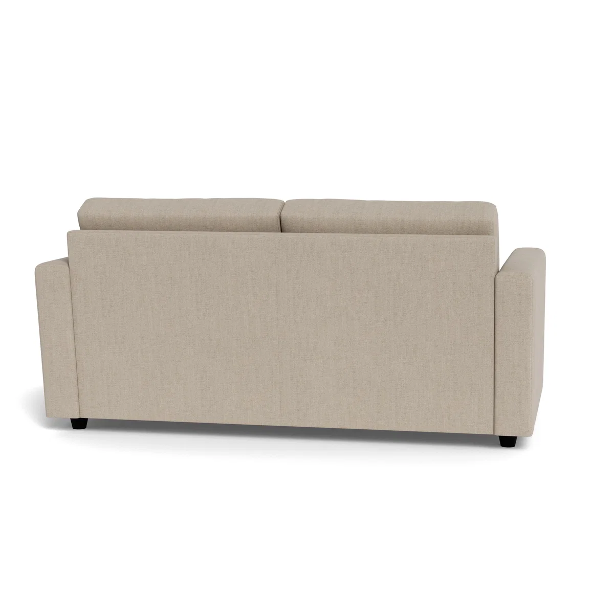 Heal's Nimbus 3 Seater Sofa Broadweave Putty Black Feet – image 5