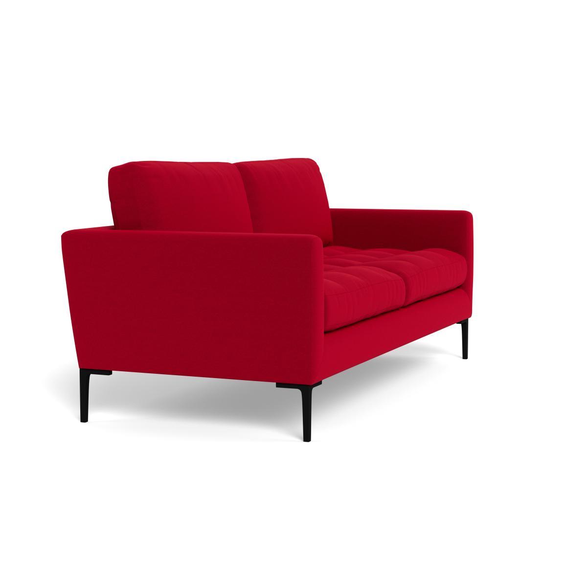 Heal's Eton 3 Seater Sofa Melton Wool Red Oxide Brass Feet - Heal's UK Furniture – image 2