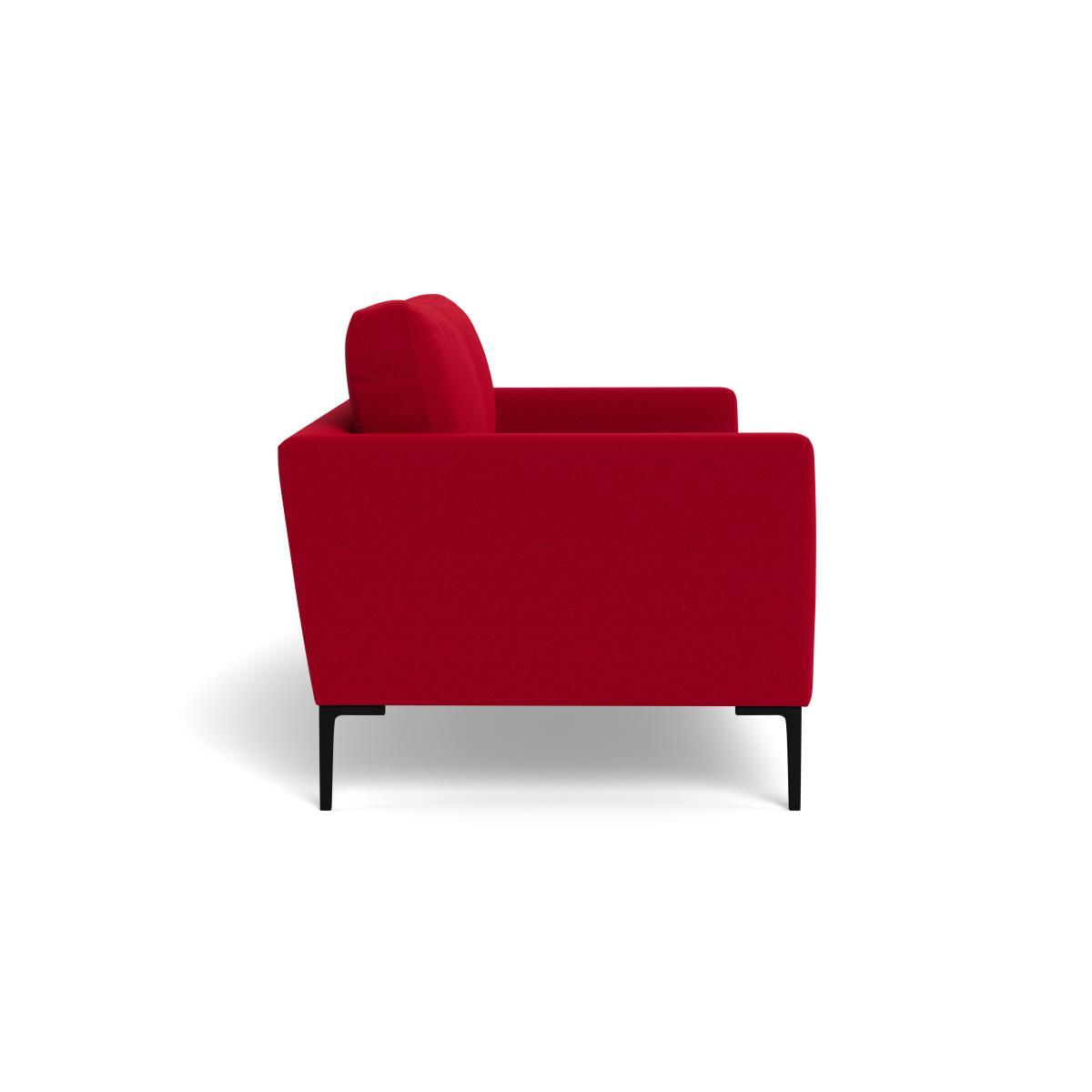 Heal's Eton 3 Seater Sofa Melton Wool Red Oxide Brass Feet - Heal's UK Furniture – image 3
