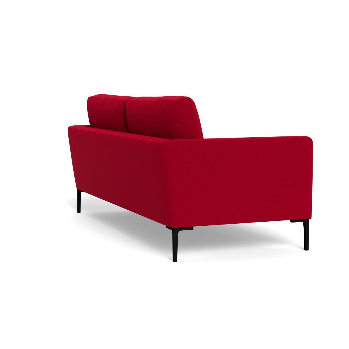 Heal's Eton 3 Seater Sofa Melton Wool Red Oxide Brass Feet - Heal's UK Furniture – image 4
