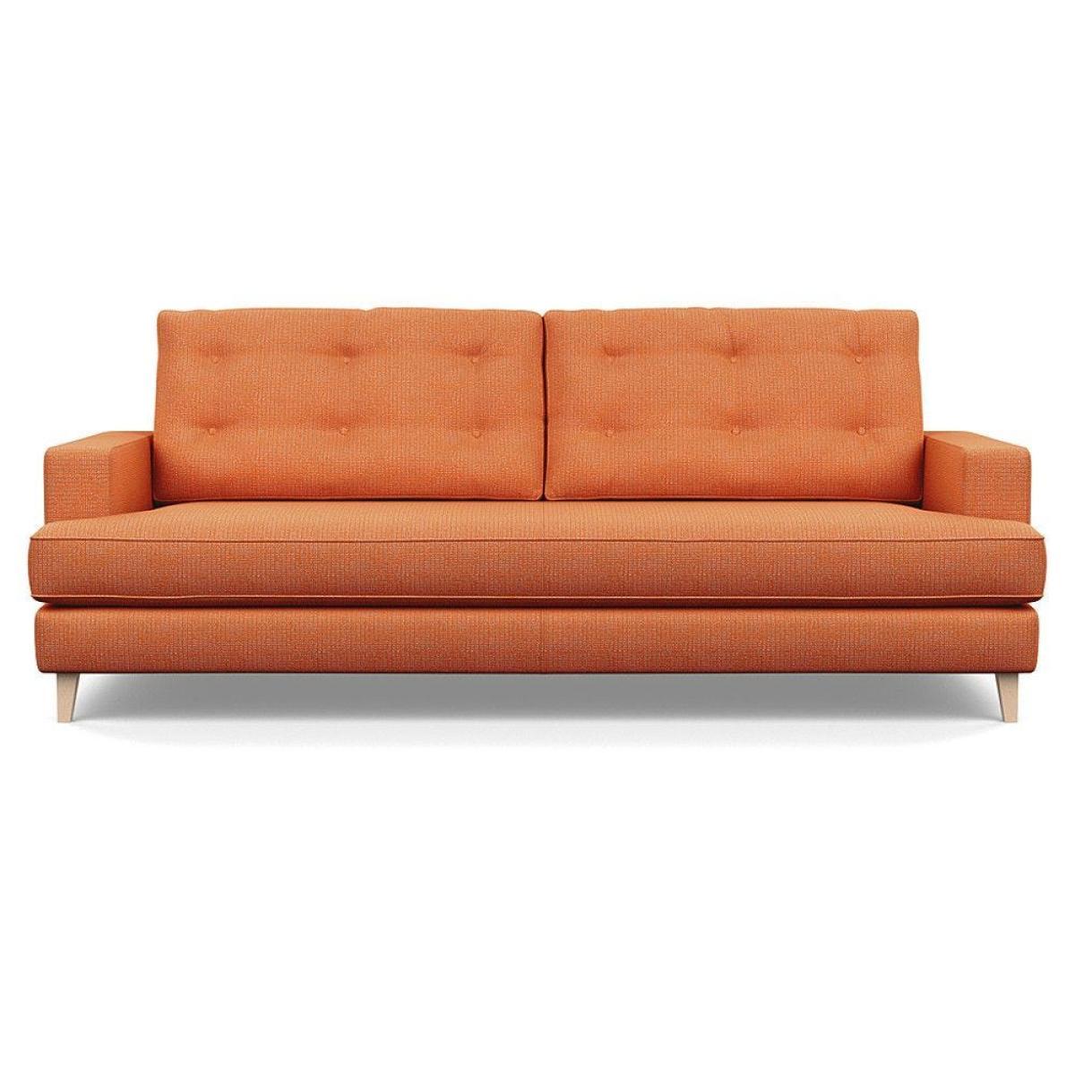 Heal's Richmond 3 Seater Sofa Smart Luxe Velvet Cognac Natural Ash Feet - Heal's UK Furniture – image 122