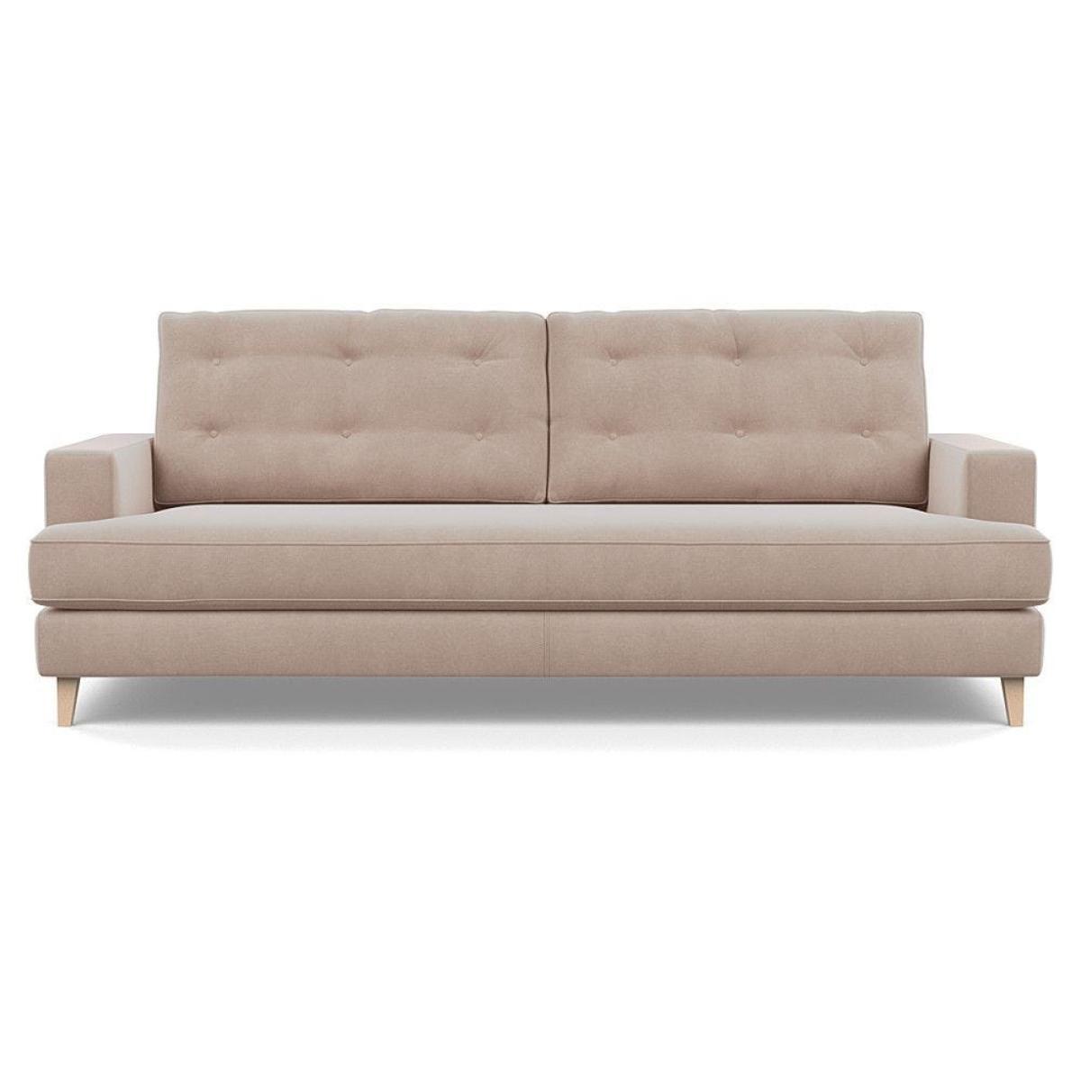 Heal's Richmond 3 Seater Sofa Smart Luxe Velvet Cognac Natural Ash Feet - Heal's UK Furniture – image 144