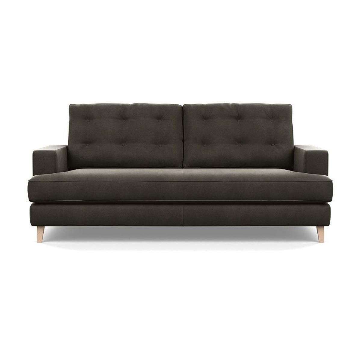 Heal's Richmond 3 Seater Sofa Smart Luxe Velvet Cognac Natural Ash Feet - Heal's UK Furniture – image 156