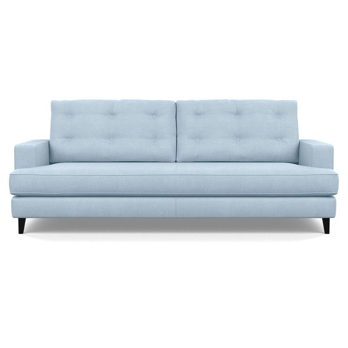 Heal's Richmond 3 Seater Sofa Smart Luxe Velvet Cognac Natural Ash Feet - Heal's UK Furniture – image 168
