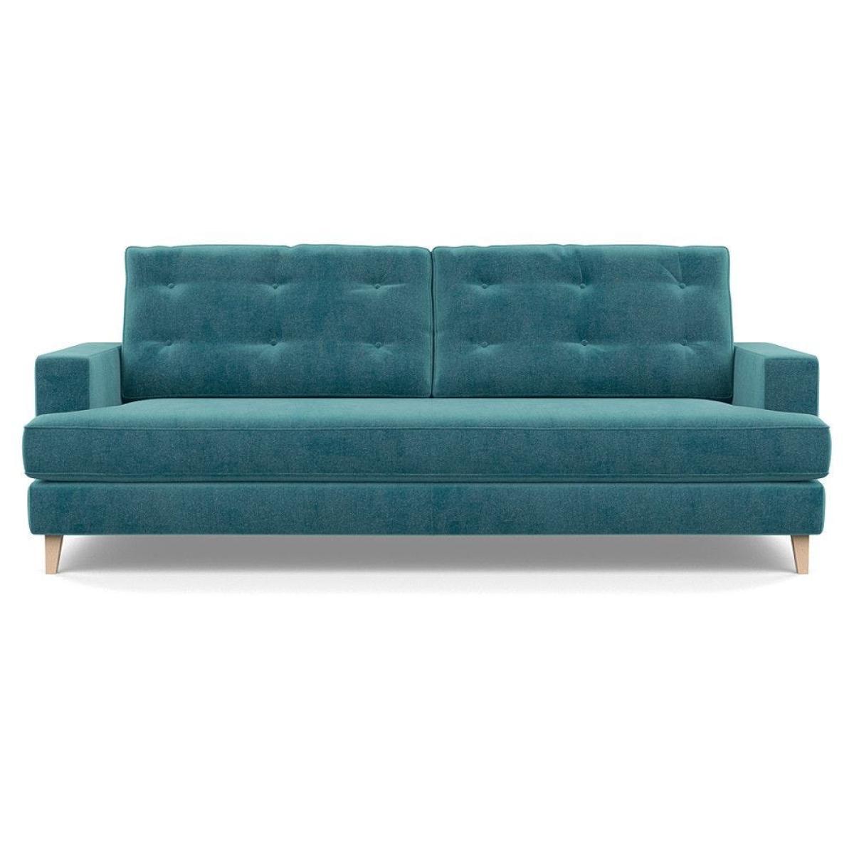 Heal's Richmond 3 Seater Sofa Smart Luxe Velvet Cognac Natural Ash Feet - Heal's UK Furniture – image 57