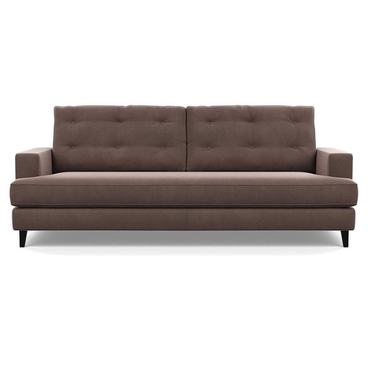Heal's Richmond 3 Seater Sofa Smart Luxe Velvet Cognac Natural Ash Feet - Heal's UK Furniture – image 72