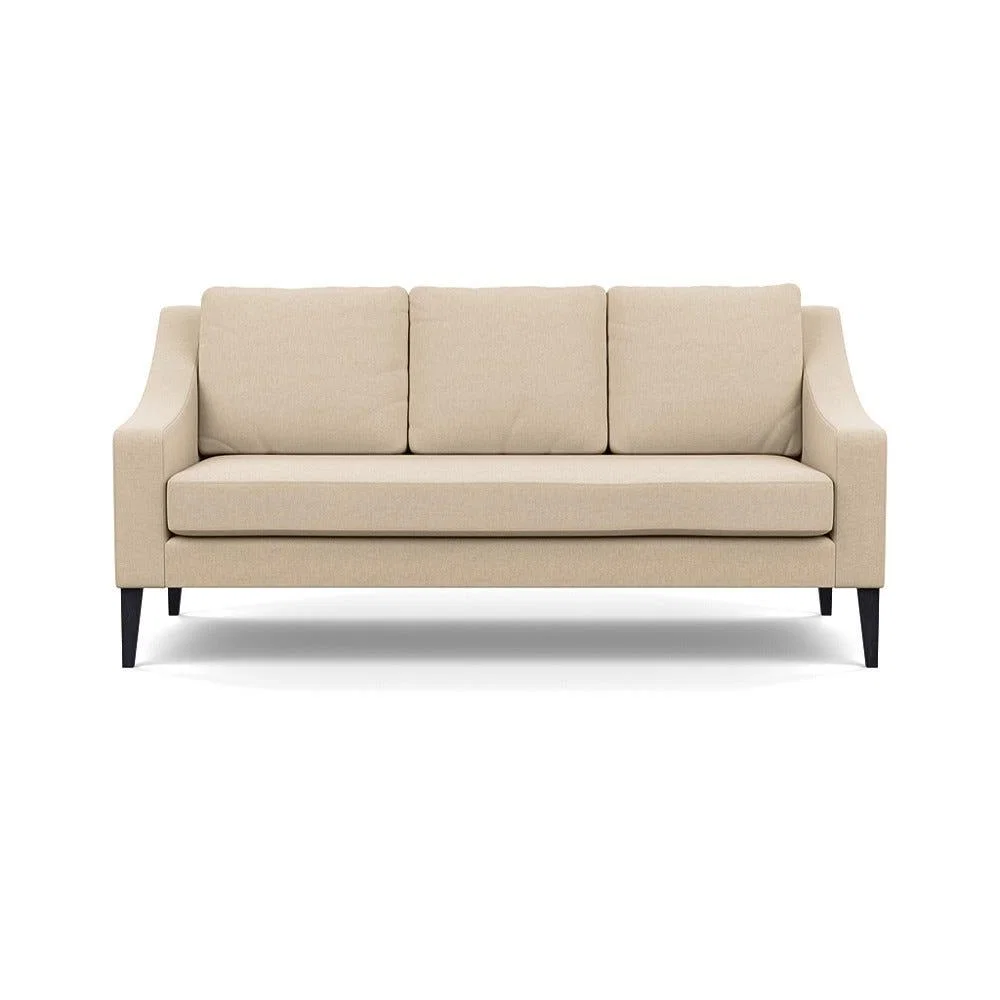 Heal's Richmond 3 Seater Sofa Brushed Cotton Oat Black Feet – image 2
