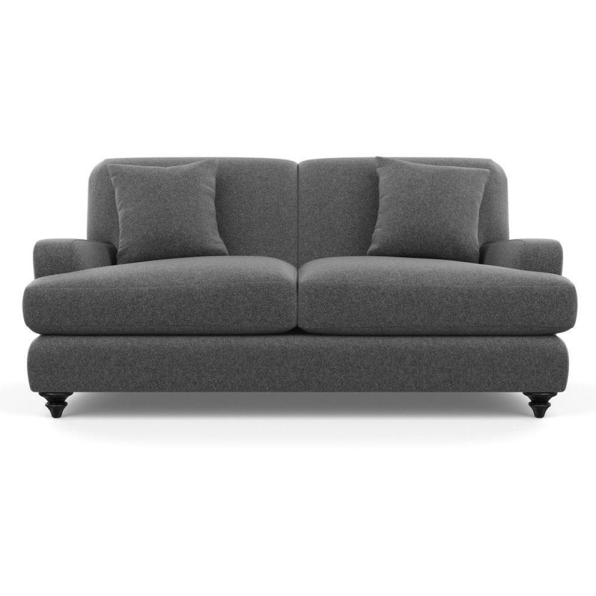 Heal's Hampstead 3 Seater Sofa Linen Shadow Natural Feet - Heal's UK Furniture – image 2