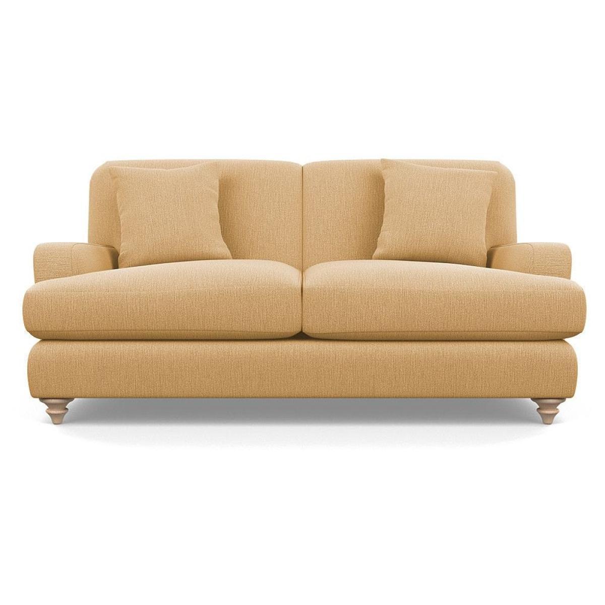 Heal's Hampstead 3 Seater Sofa Linen Shadow Natural Feet - Heal's UK Furniture – image 42