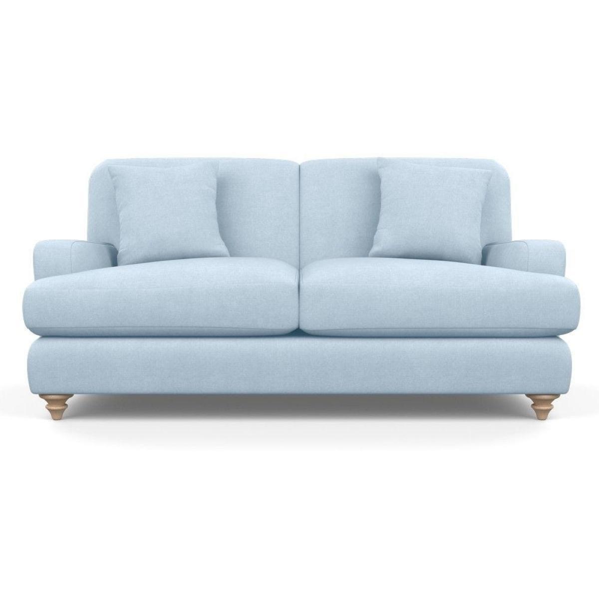 Heal's Hampstead 3 Seater Sofa Linen Shadow Natural Feet - Heal's UK Furniture – image 43