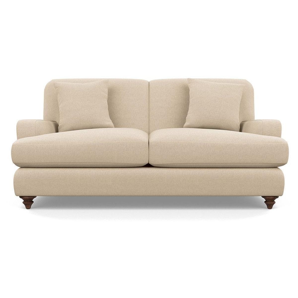 Heal's Hampstead 3 Seater Sofa Linen Shadow Natural Feet - Heal's UK Furniture – image 7