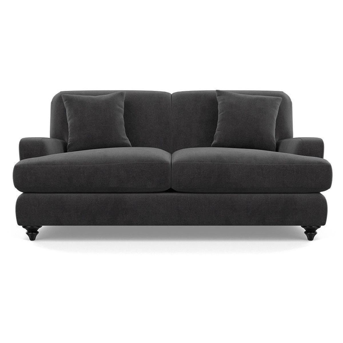 Heal's Hampstead 3 Seater Sofa Linen Shadow Natural Feet - Heal's UK Furniture – image 100