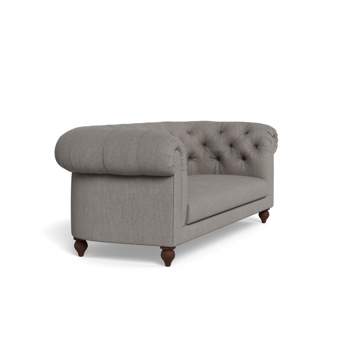 Heal's Fitzrovia 3 Seater Sofa Capelo LinenCotton Ink Spot Chestnut Stain Feet - Heal's UK Furniture – image 2