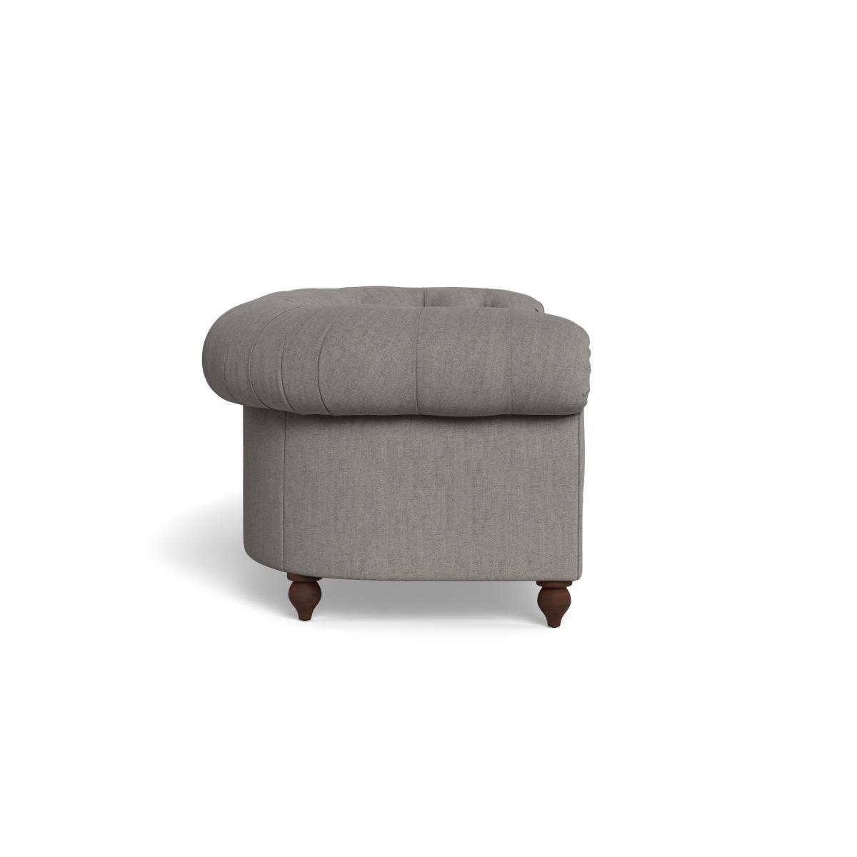 Heal's Fitzrovia 3 Seater Sofa Capelo LinenCotton Ink Spot Chestnut Stain Feet - Heal's UK Furniture – image 3