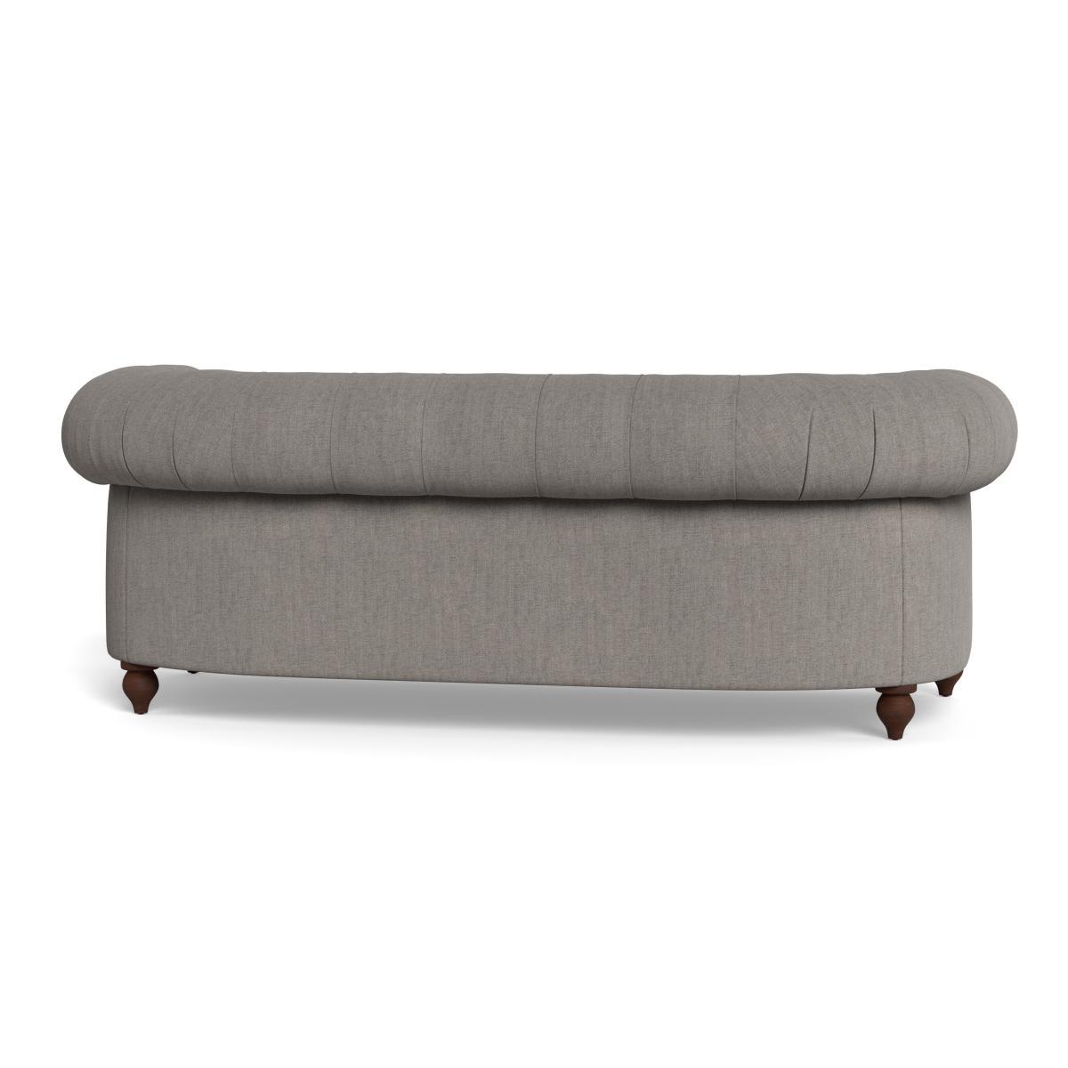 Heal's Fitzrovia 3 Seater Sofa Capelo LinenCotton Ink Spot Chestnut Stain Feet - Heal's UK Furniture – image 5