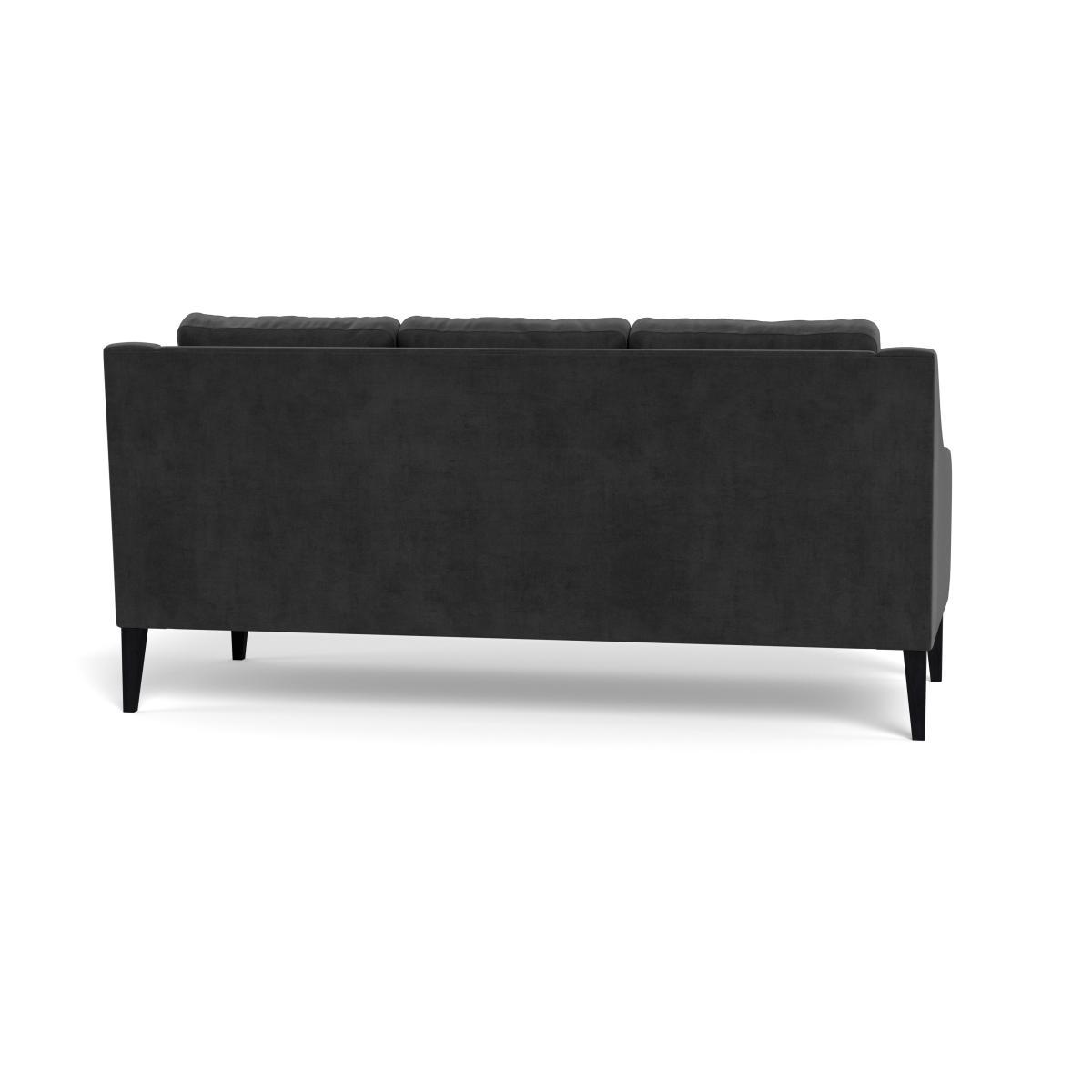 Heal's Richmond 3 Seater Sofa Smart Luxe Velvet Nickel Natural Ash Feet - Heal's UK Furniture – image 5