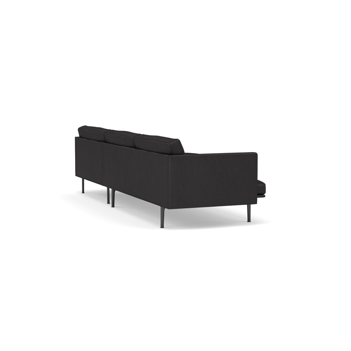 Muuto Outline Corner Chaise Sofa Right Hand Facing Hallingdal Fabric Light Grey 166 - Heal's UK Furniture – image 4