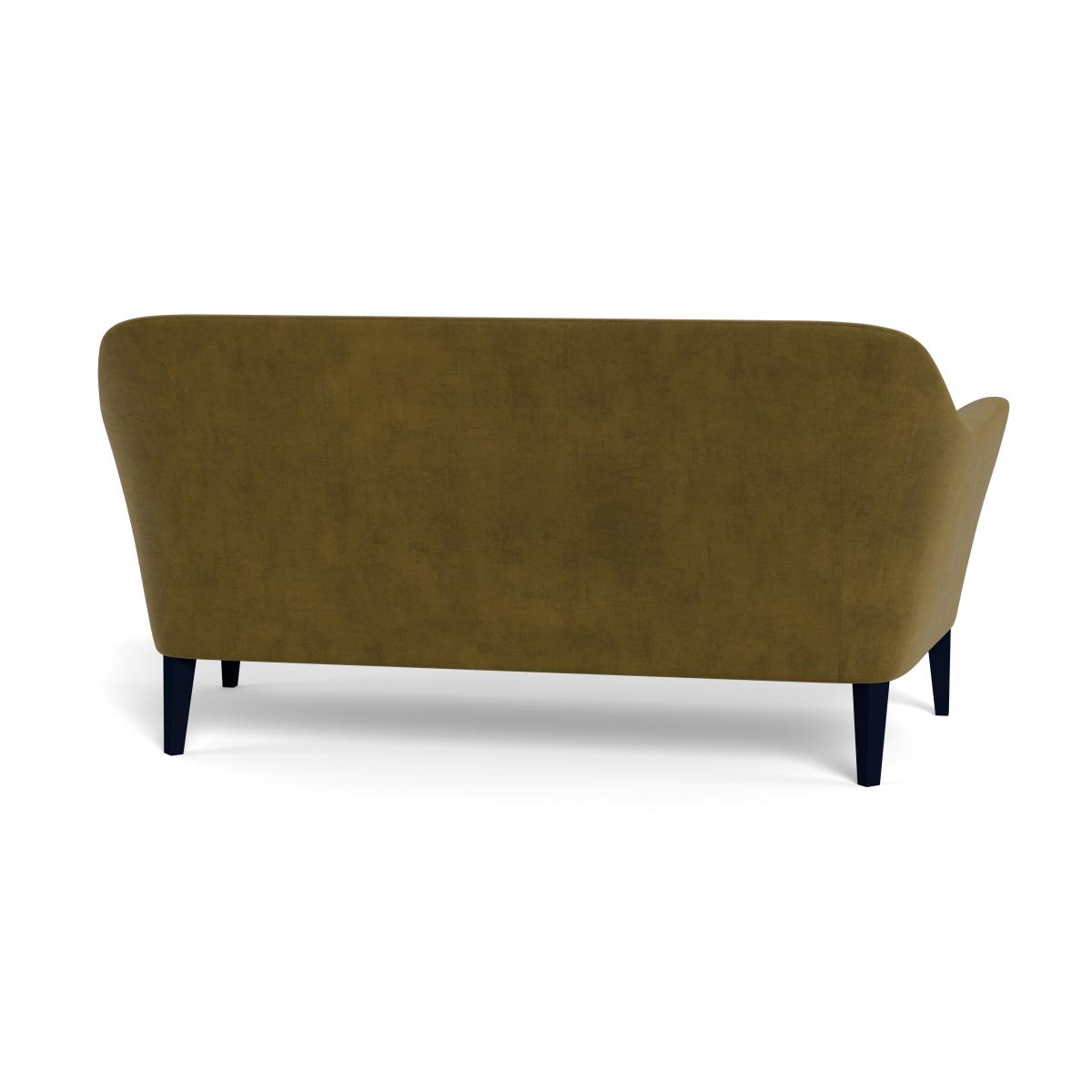 Heal's Wallis 3 Seater Sofa Smart Luxe Velvet Peridot Black Painted Oak Feet – image 6