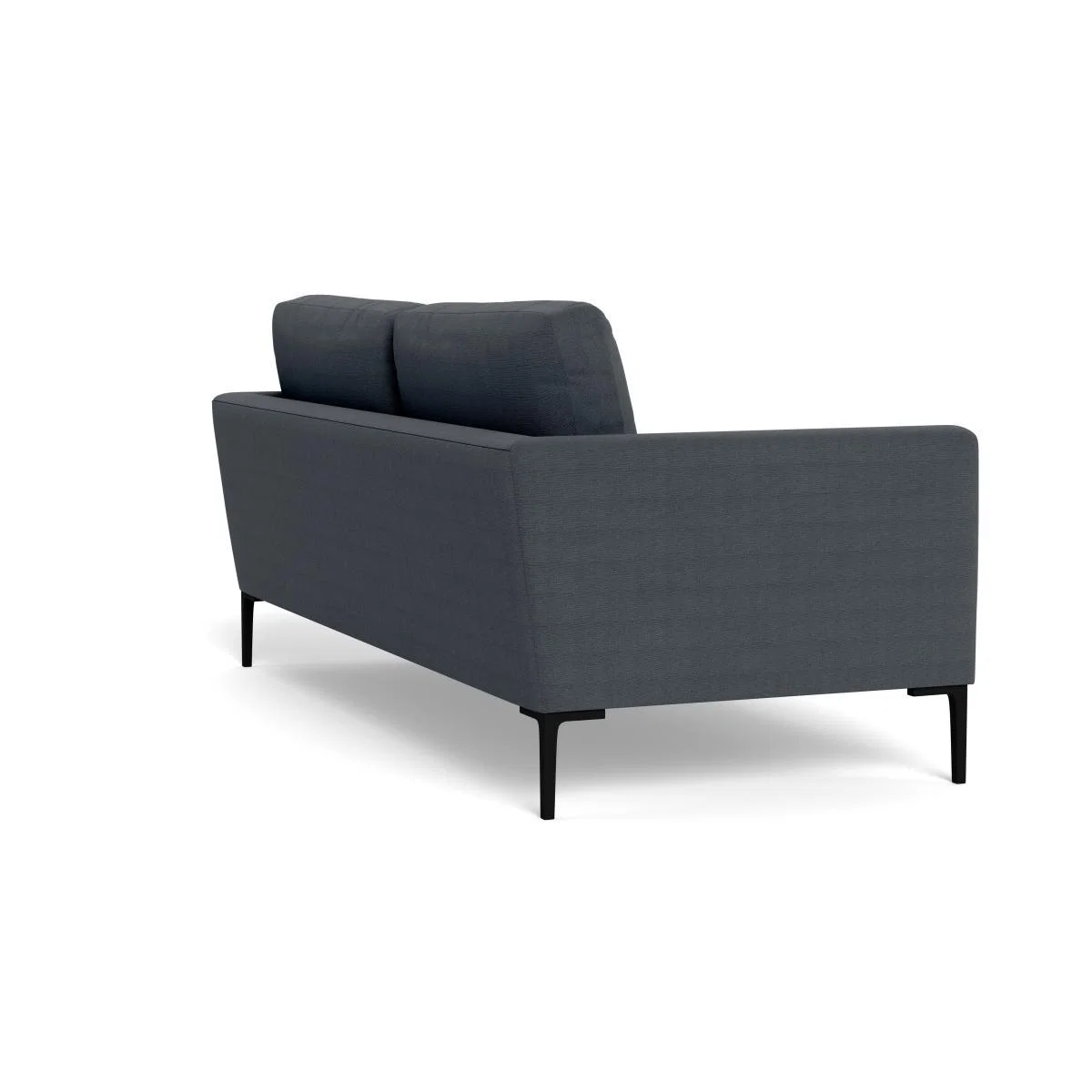 Heal's Eton 3 Seater Sofa Linen Dark Grey Black Feet - Heal's UK Furniture – image 4