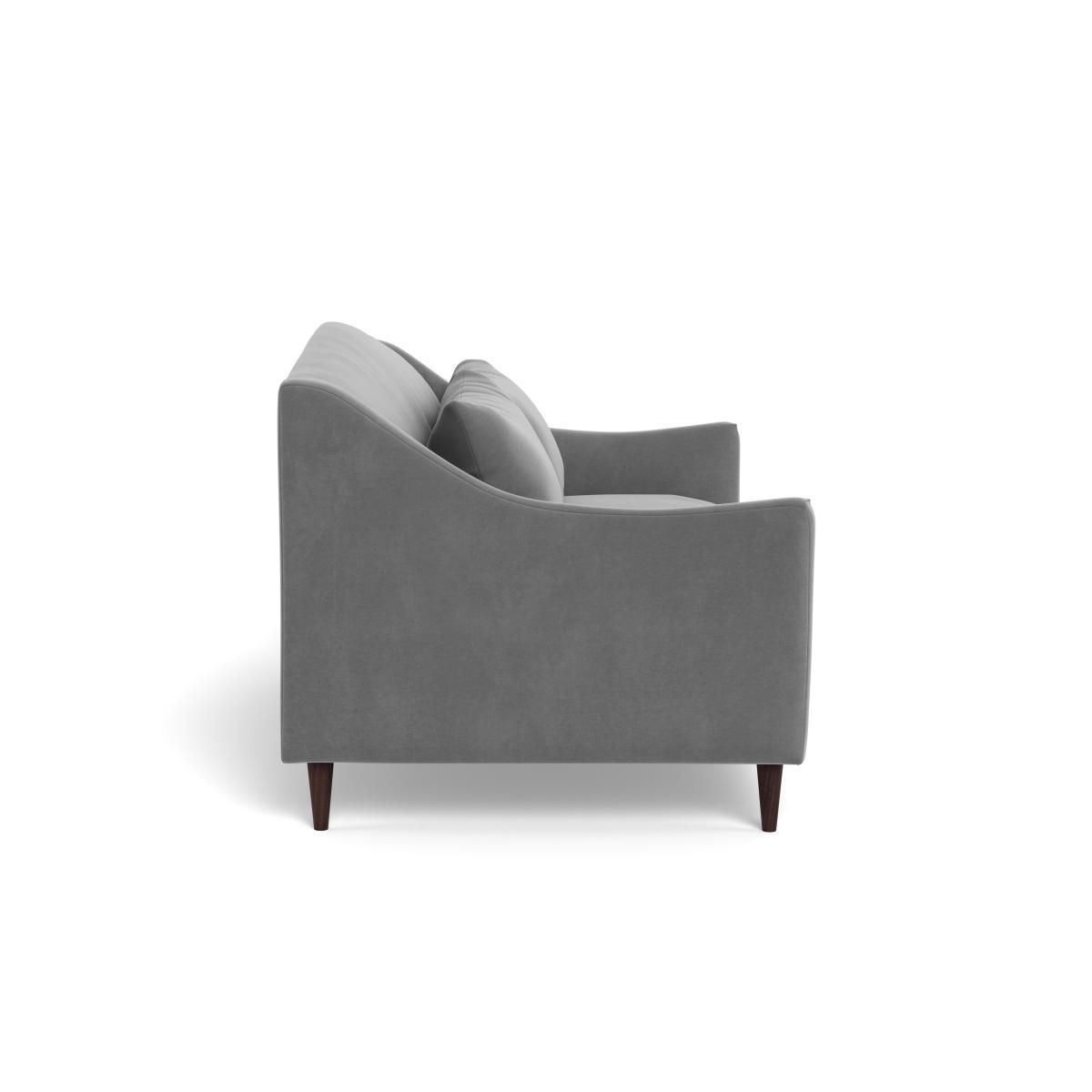 Heal's Somerset 3 Seater Sofa Smart Velvet Mercury Dark Stain Beech - Heal's UK Furniture – image 3