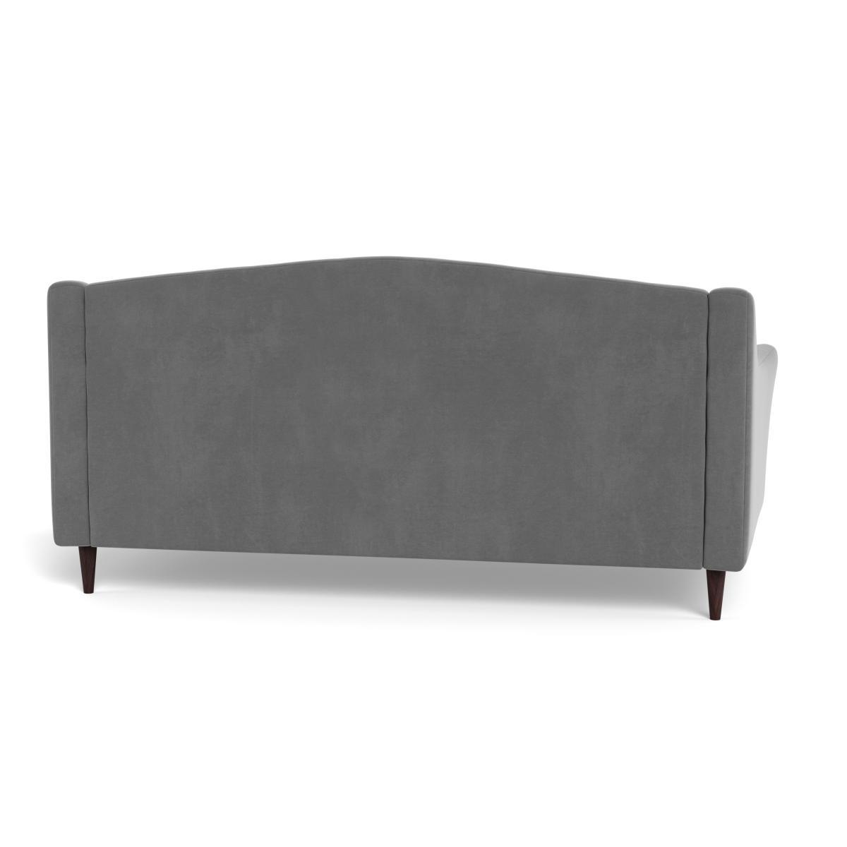 Heal's Somerset 3 Seater Sofa Smart Velvet Mercury Dark Stain Beech - Heal's UK Furniture – image 5