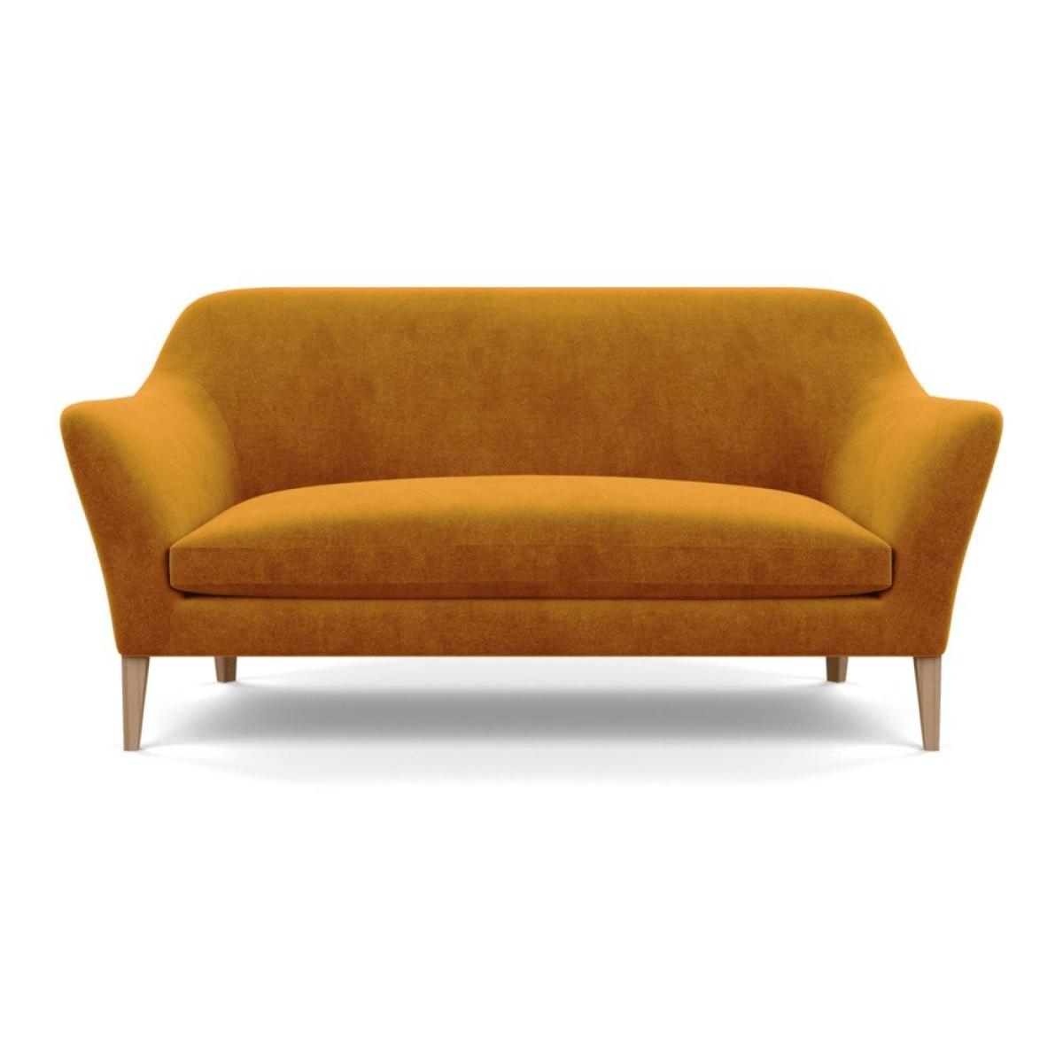 Heal's Wallis 3 Seater Sofa Smart Luxe Velvet Mineral Blue Stained Oak Feet – image 28