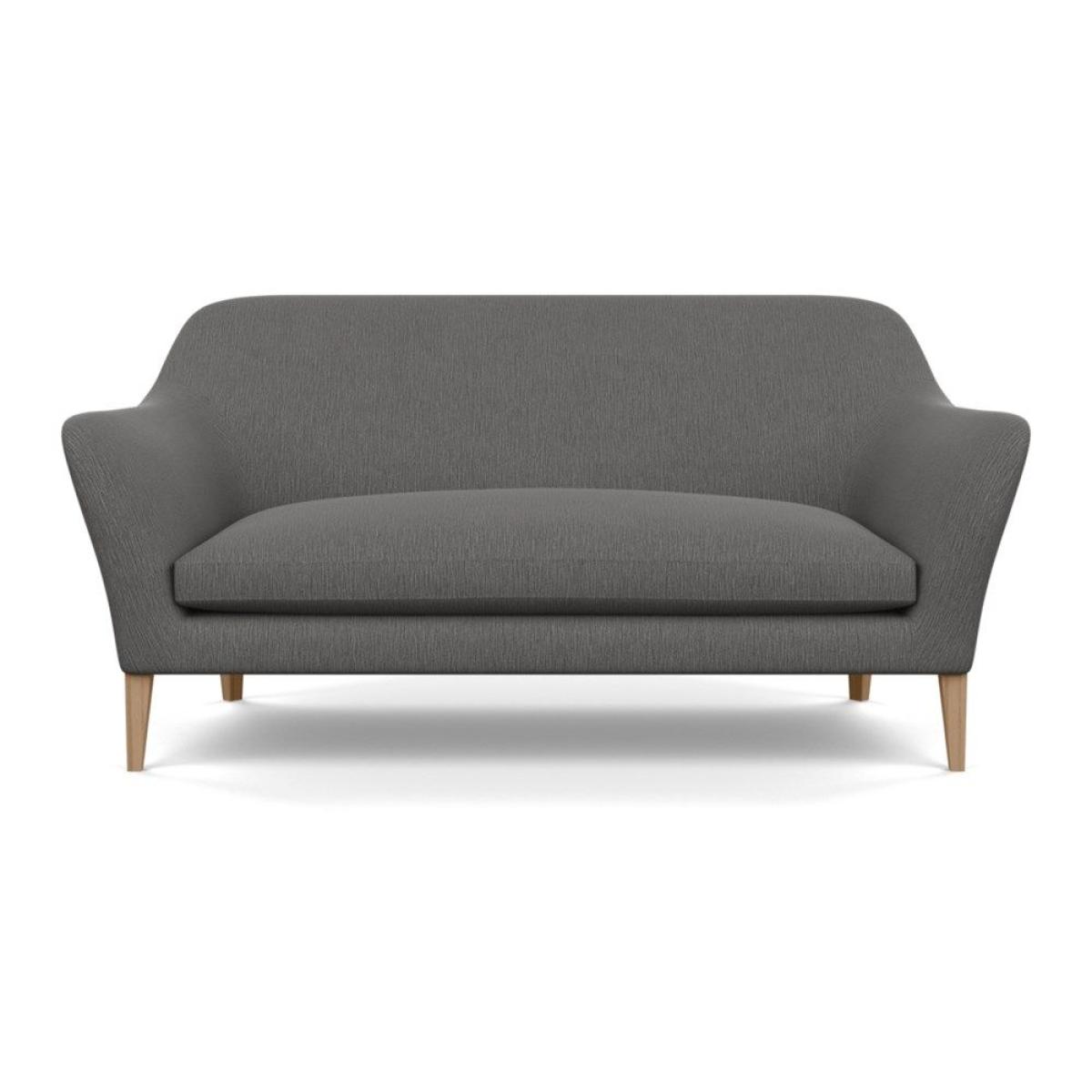 Heal's Wallis 3 Seater Sofa Smart Luxe Velvet Mineral Blue Stained Oak Feet – image 37