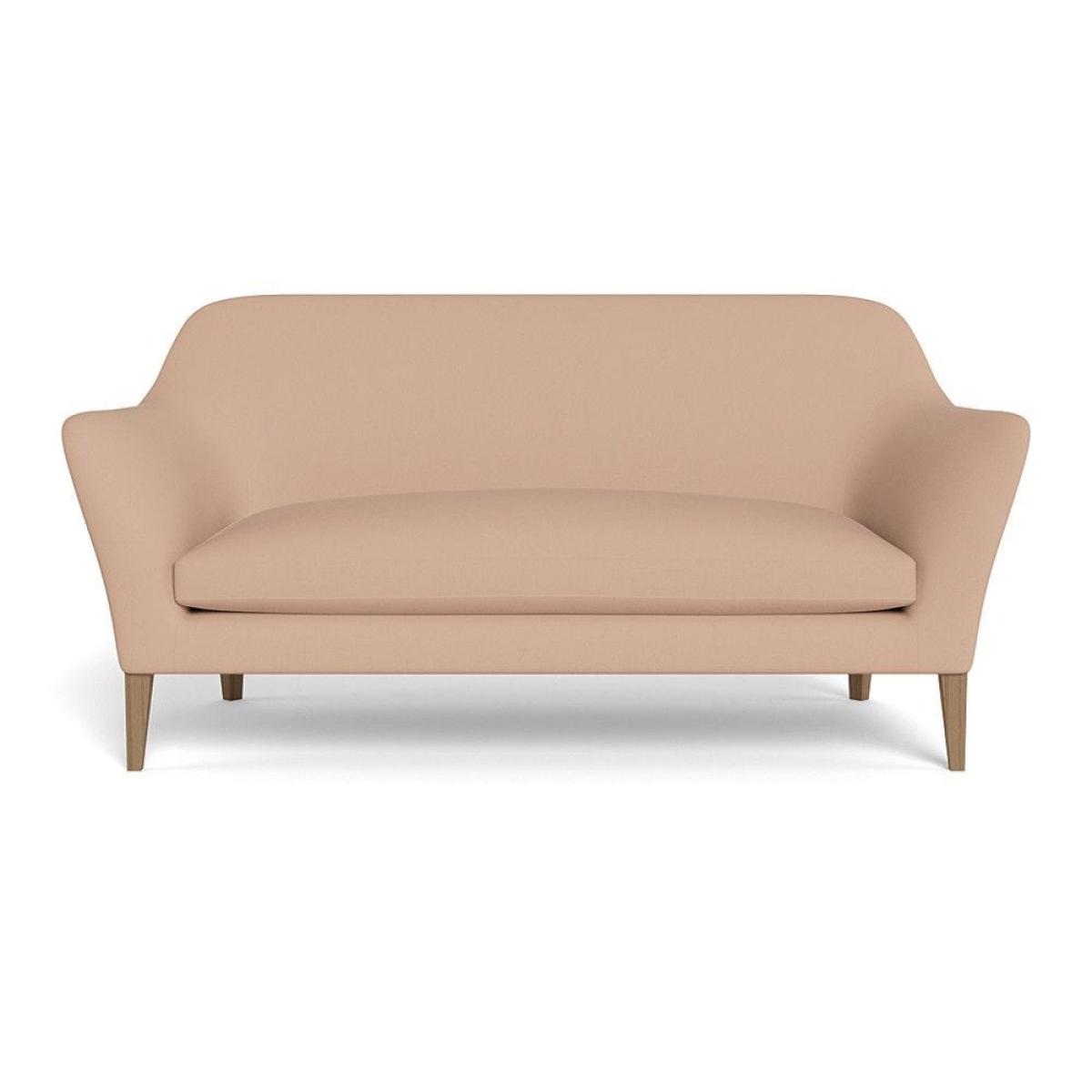 Heal's Wallis 3 Seater Sofa Smart Luxe Velvet Mineral Blue Stained Oak Feet – image 80
