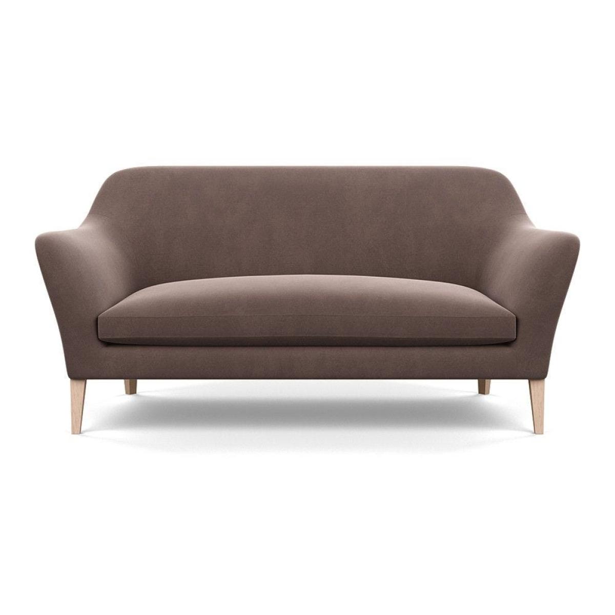 Heal's Wallis 3 Seater Sofa Smart Luxe Velvet Mineral Blue Stained Oak Feet – image 82