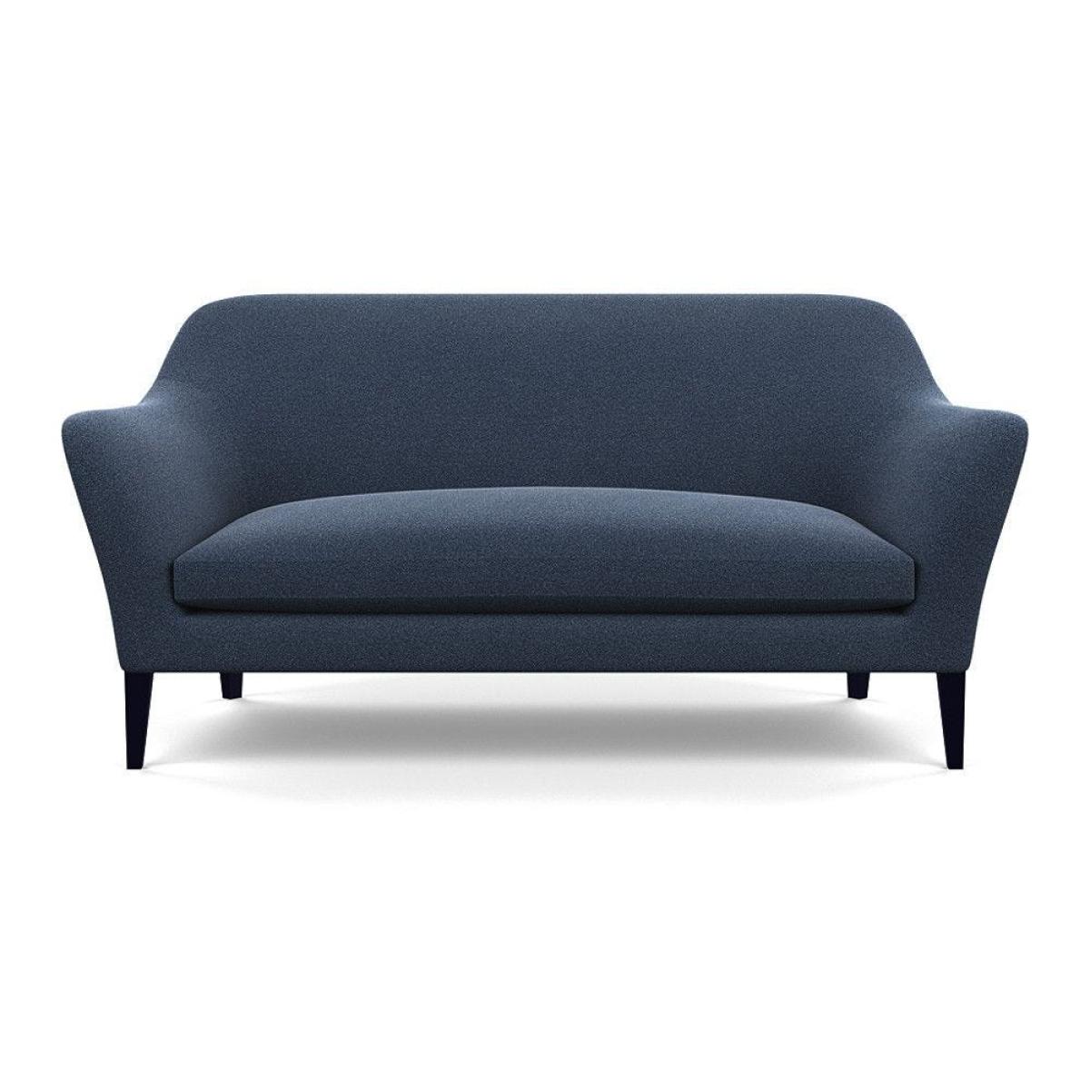 Heal's Wallis 3 Seater Sofa Smart Luxe Velvet Mineral Blue Stained Oak Feet – image 88