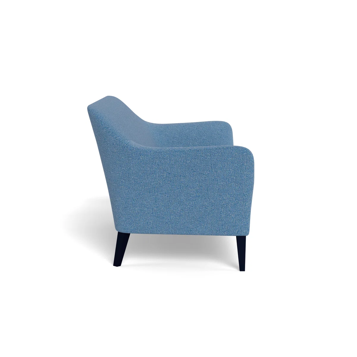 Heal's Wallis 3 Seater Sofa Tejo Recycled Cobalt Natural Ash Feet - Heal's UK Furniture – image 3