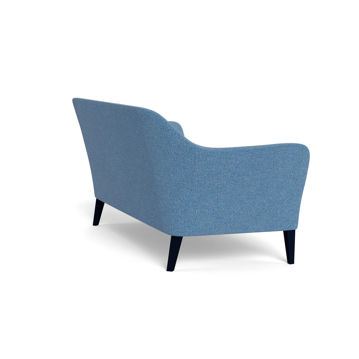 Heal's Wallis 3 Seater Sofa Tejo Recycled Cobalt Natural Ash Feet - Heal's UK Furniture – image 4