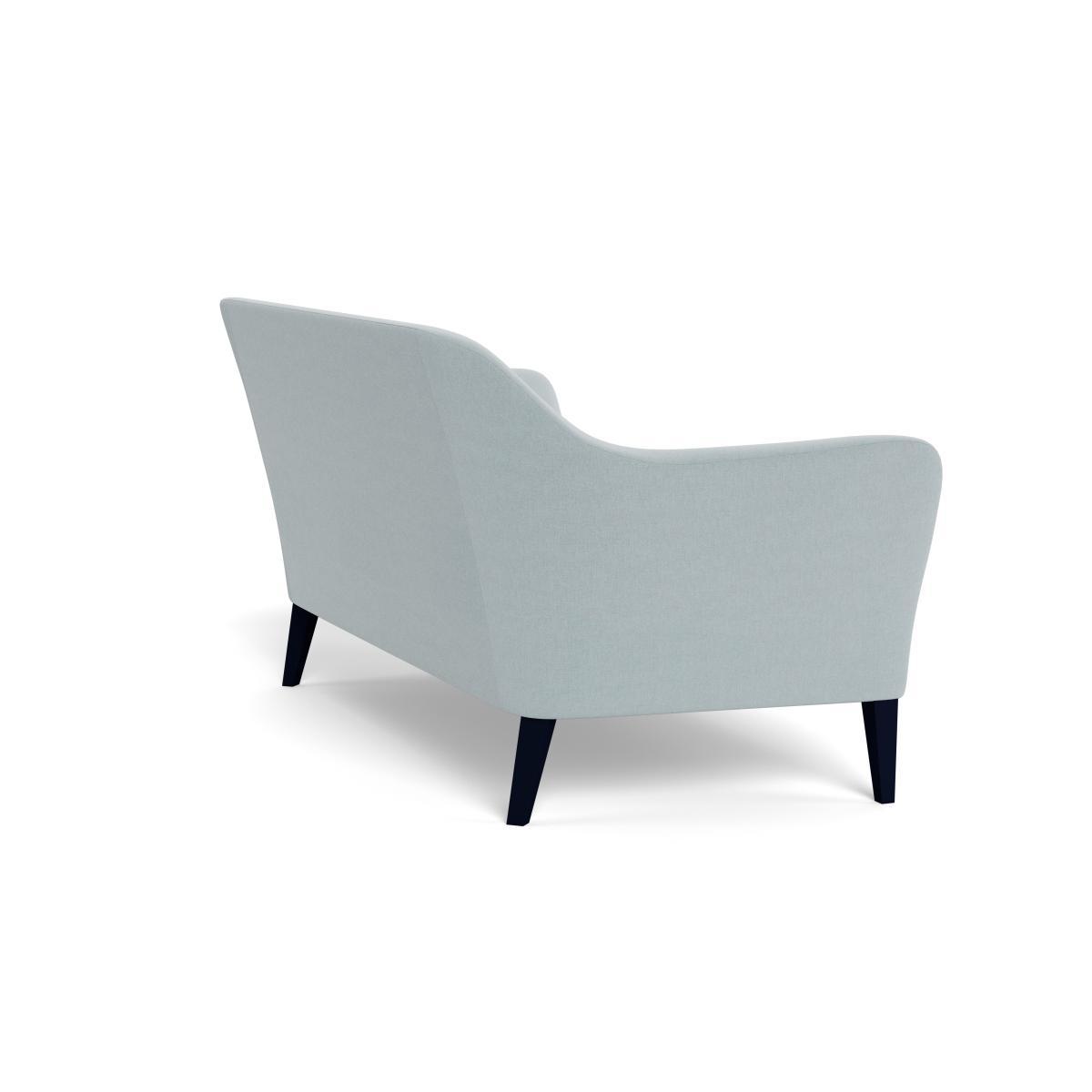 Heal's Wallis 3 Seater Sofa Brushed Cotton Mist Black Feet - Heal's UK Furniture – image 4