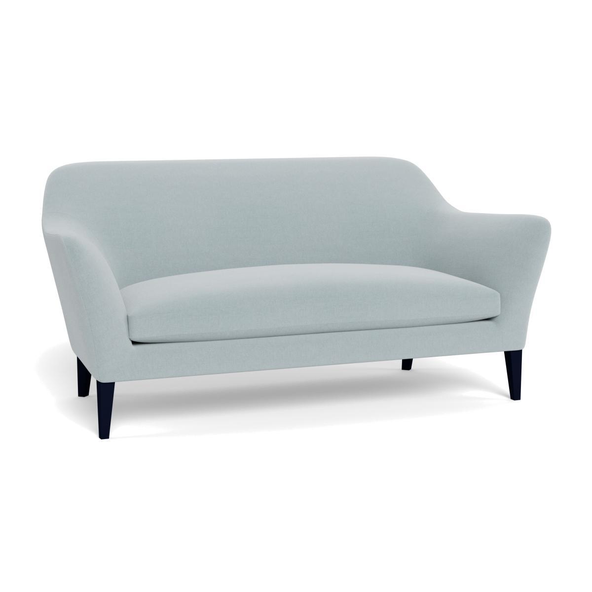 Heal's Wallis 3 Seater Sofa Brushed Cotton Mist Black Feet - Heal's UK Furniture – image 1
