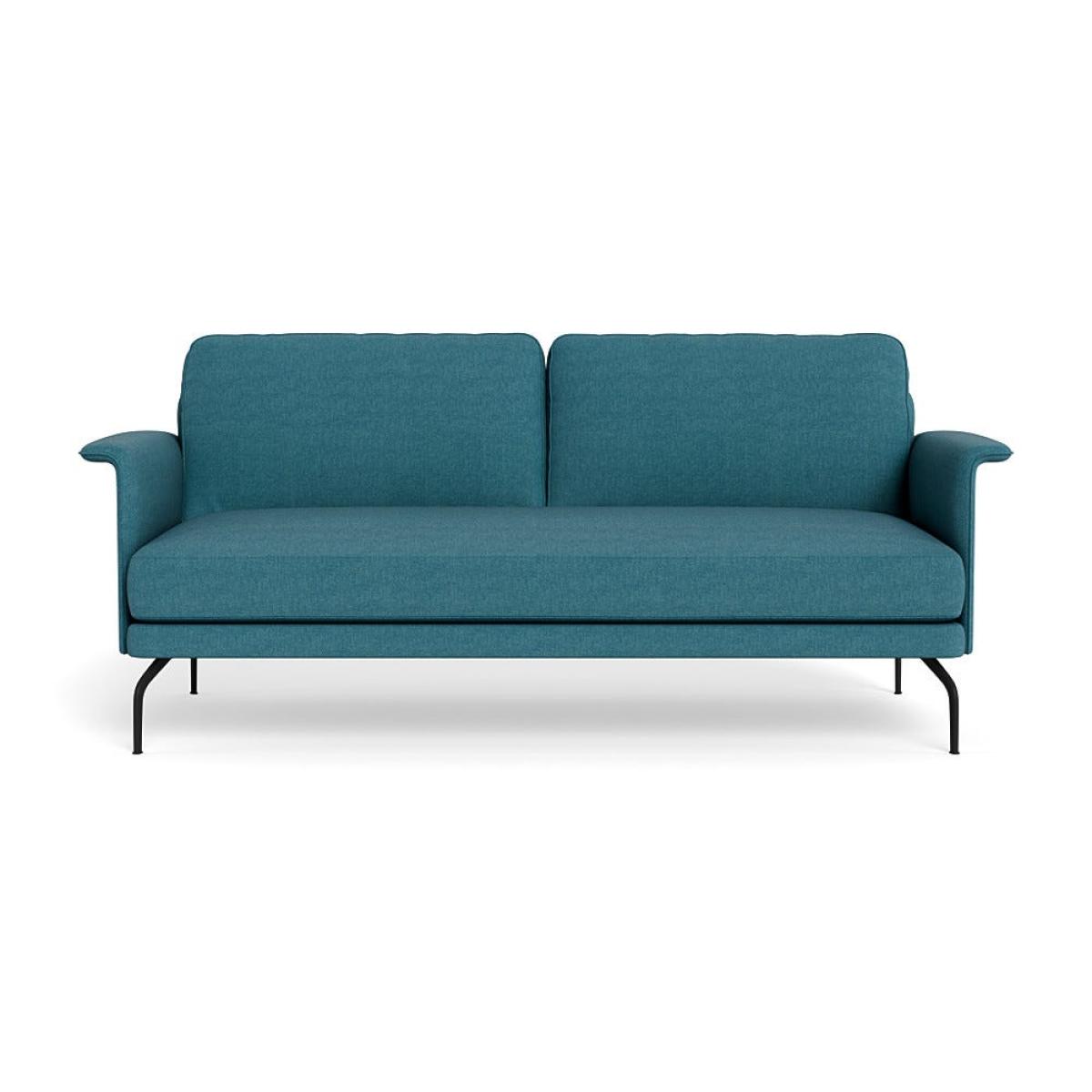Heal's Iver 3 Seater Sofa Brushed Cotton Cadet Black Feet – image 2