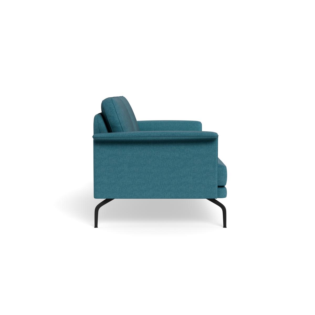 Heal's Iver 3 Seater Sofa Brushed Cotton Cadet Black Feet – image 4