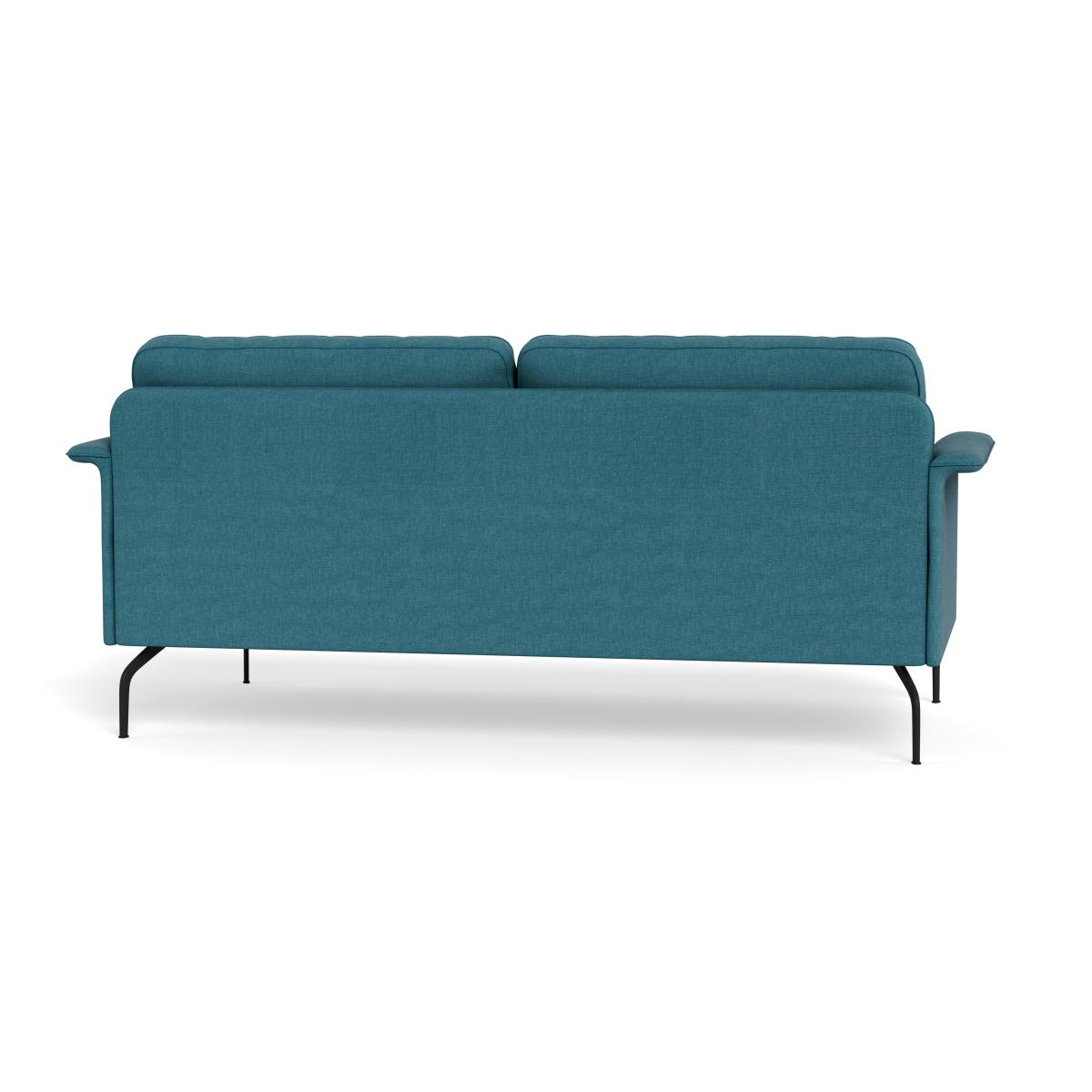 Heal's Iver 3 Seater Sofa Brushed Cotton Cadet Black Feet – image 6