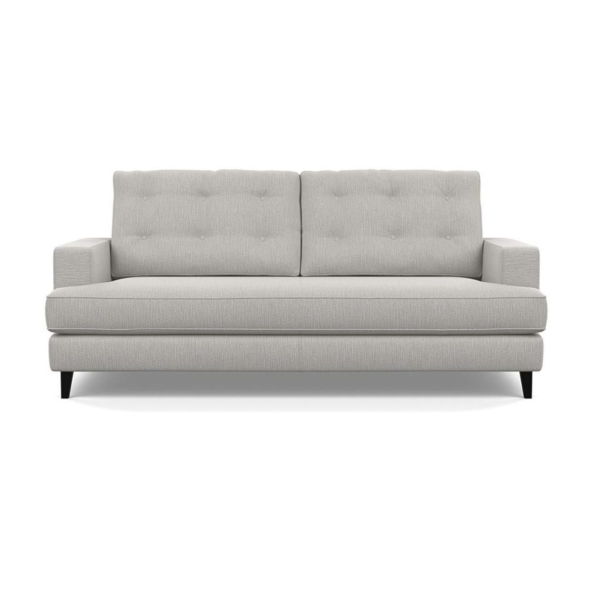 Heal's Mistral 3 Seater Sofa Smart Linen Mix Silver Black Feet – image 2