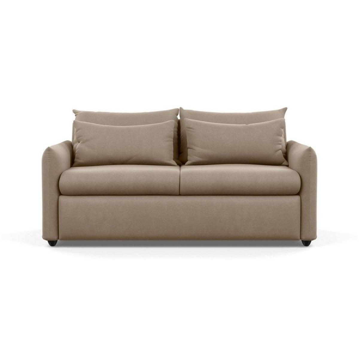 Heal's Pillow 3 Seater Sofa Melton Wool Shale Natural - Heal's UK Furniture – image 16